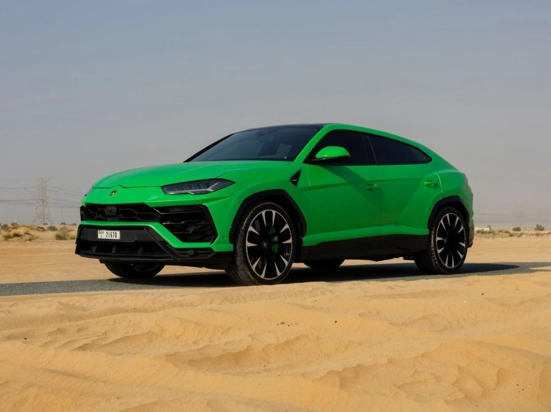 Lamborghini Urus 2022 GREEN RENTAL IN DUBAI - undefined